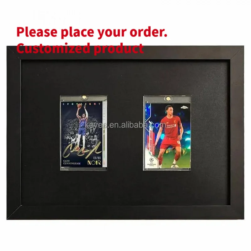custom.Direct's Modern 1-5 Slot Wall Mounted Acrylic Trading Card Display Frame Stand High Visibility Graded Promot