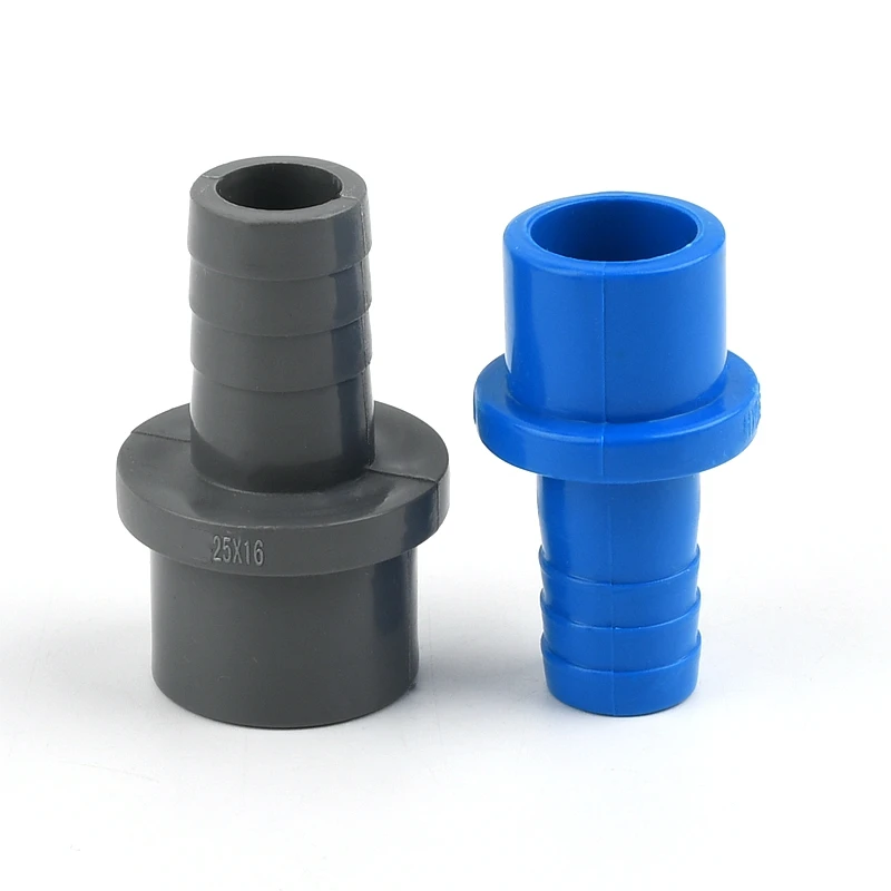 4~10Pcs 20~32mm to 5/8/10/12/14/16/18/20/25mm PVC Hose Quick Connector Hard Tube Plastic Pagoda Joint PVC Pipe Adapter Fittings