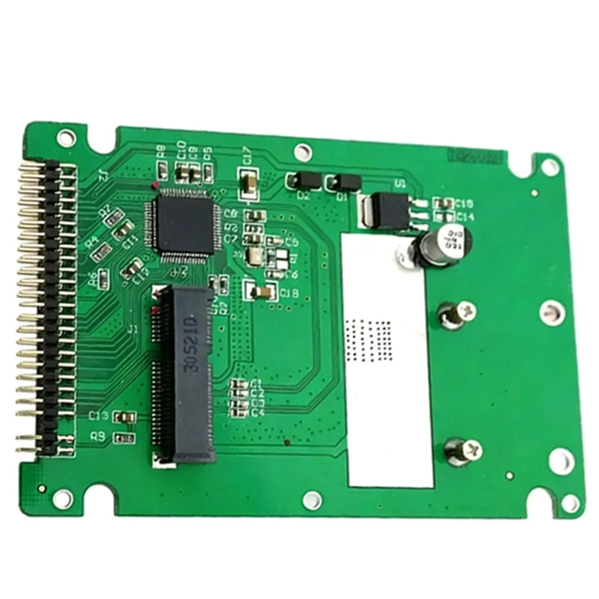 NEW FACTORY~MSATA Mini PCI-E SATA SSD to IDE 44Pinto 2.5 Inch IDE 44pin 2.5 Inch Hard Disk Case Enclosure Box White for Laptop