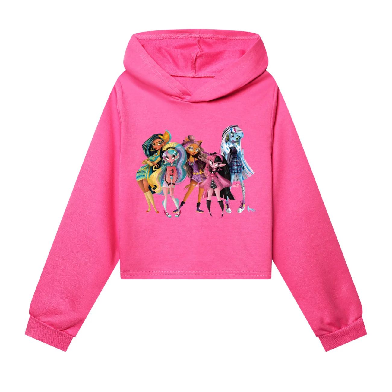 Funny Doll Frankie Stein Monster High Clothes Kids Autumn Hoodies+Pants Boys Sweatshirts Girls Casual Outerwear Children Clothes