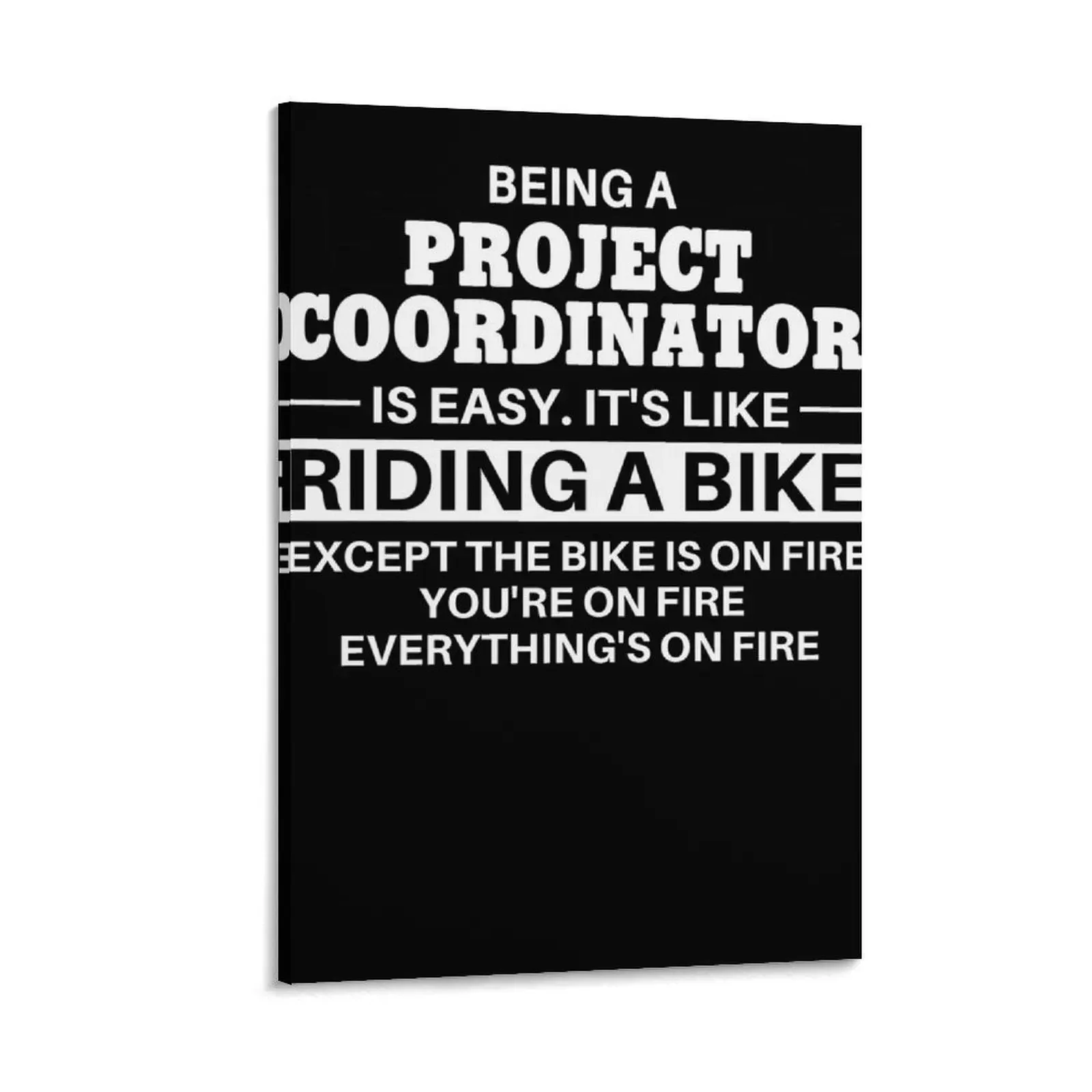 

Project Coordinator Riding A Bike Canvas Painting room decorations for men room decorations aesthetic decorative wall canvases