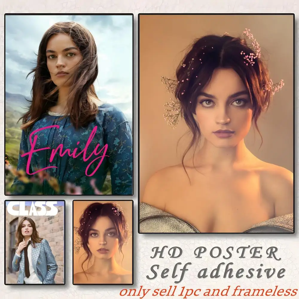 Independent Self-reliant Woman E-Emma Mackey Poster Home Living Bed Room Bar Hallway Sticky Wall Art Printing Aesthetic Decor