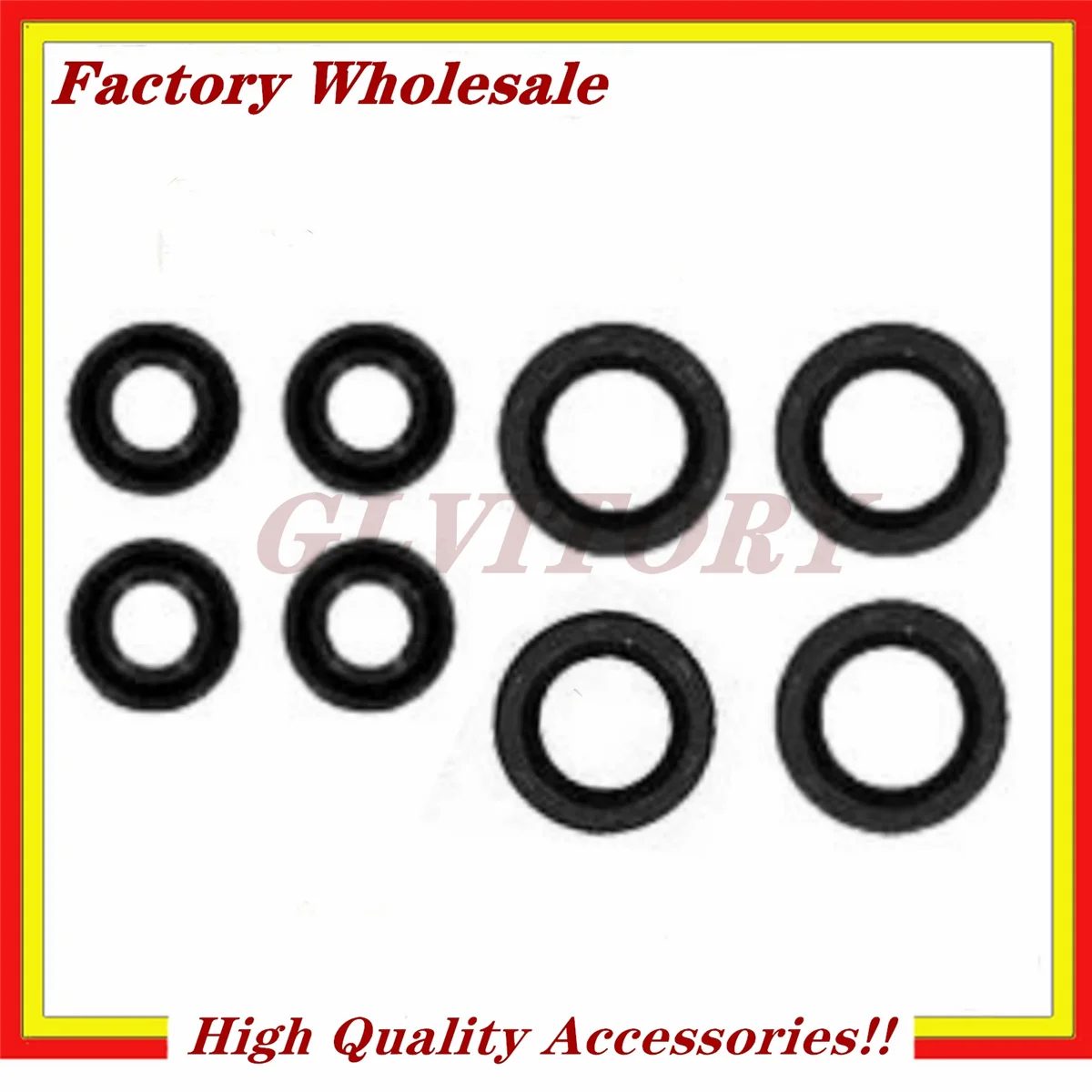 

8PCS 1052A099 MN158385 Rocker Cover Oil Seal for Mitsubishi Pajero Sport II KH4W KH8W L200 IV KA4T KB4T Montero V88 V98 2005