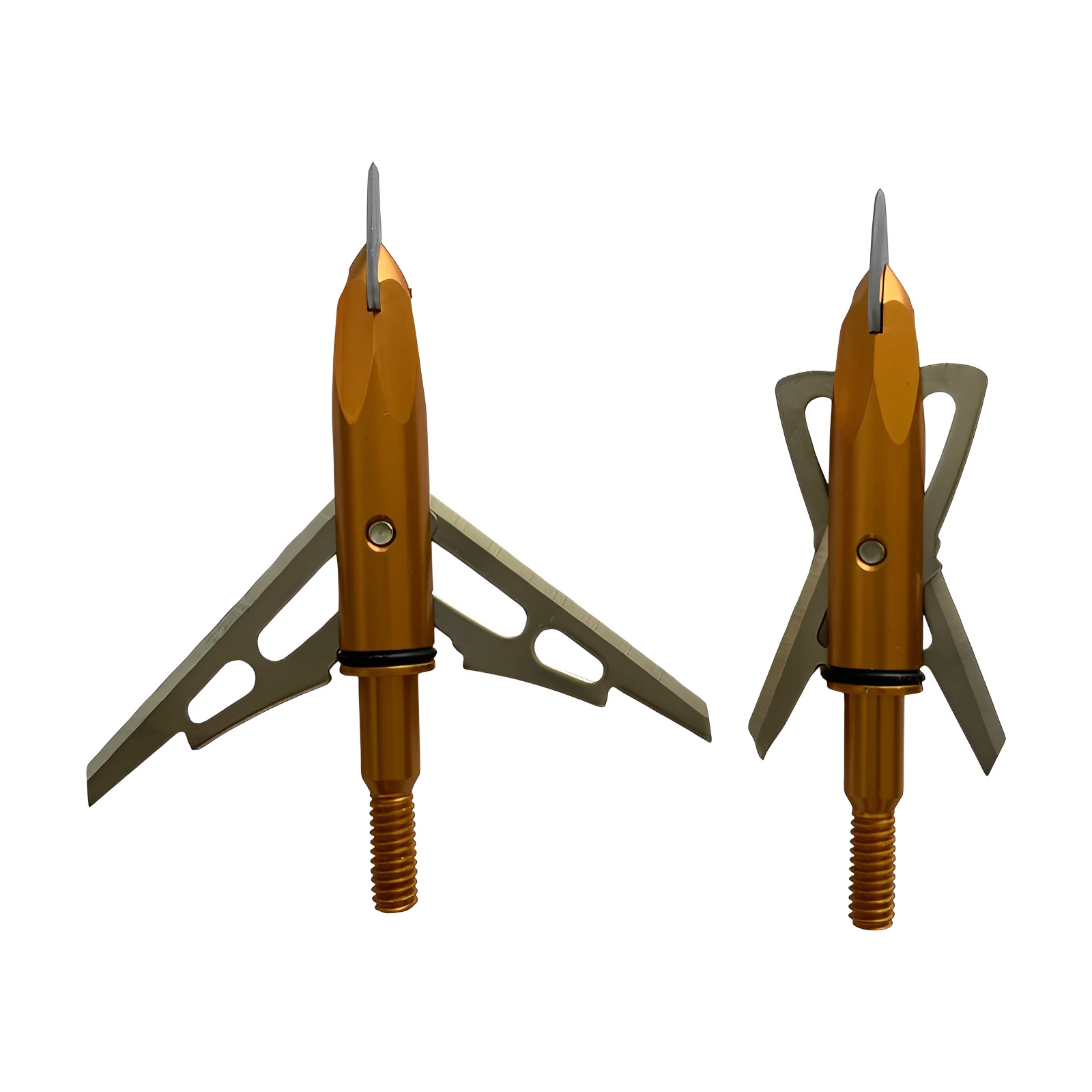 6/12/24Pcs 100Grain Stainless Steel Blade Broadhead Arrowhead 2 Blades Arrow Tips Hunting Tradition Compound Recurve Bow Points