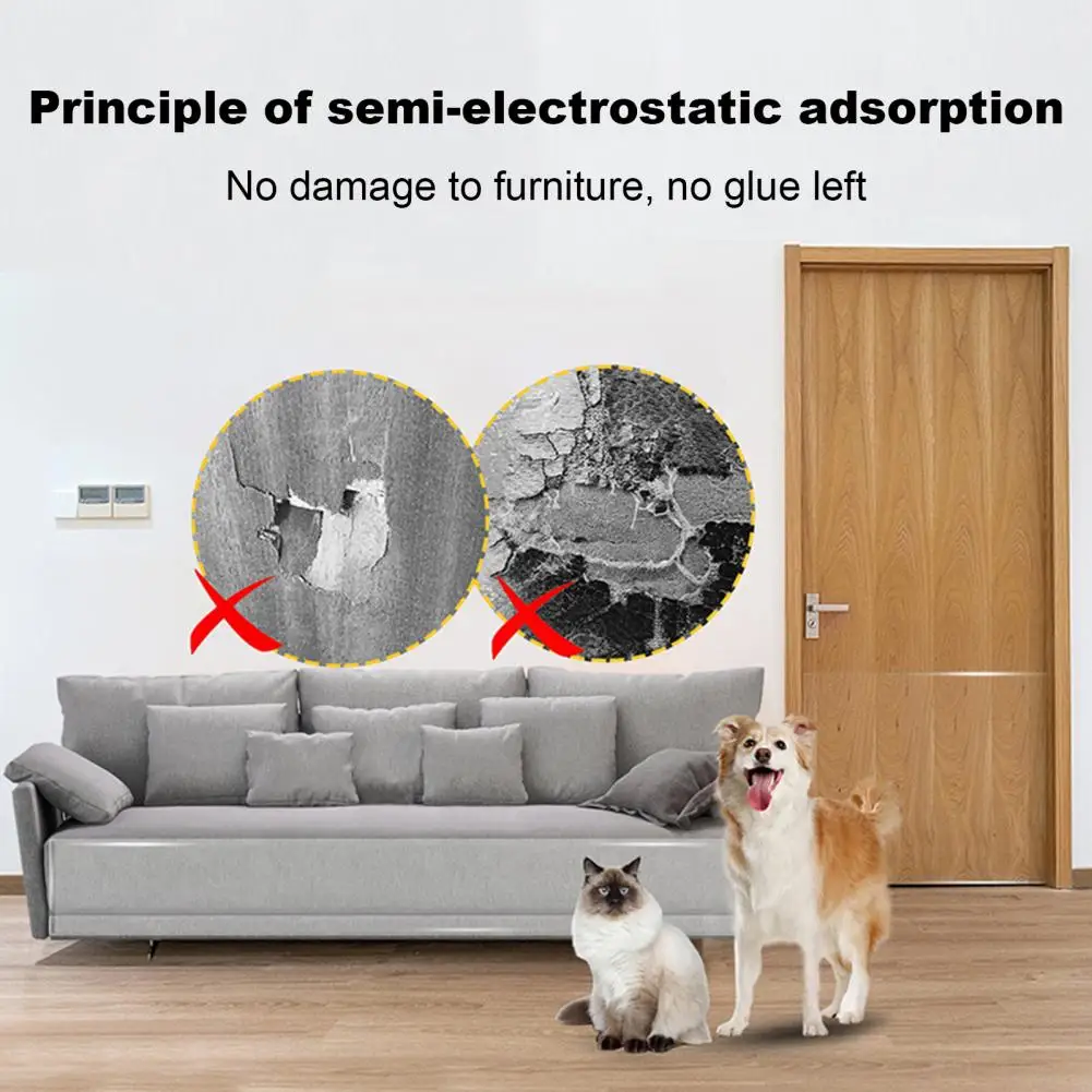 Furniture Corner Guards for Cats Transparent Cat Couch Protector Anti-scratch Furniture Tape for Sofa Table Bed for Scratching