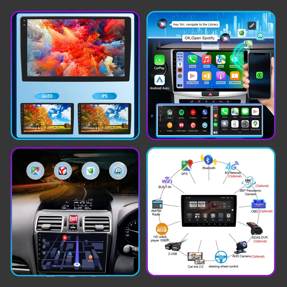 Android 13 Stereo samochodowe dla toyota matrix 2009-2014 Multimedialny odtwarzacz wideo Carplay Stereo DSP Head Unit 5G Car Multimedia