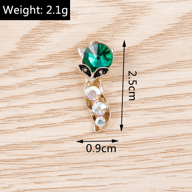 10 Stück elegante Kristall-Charms für die Schmuckherstellung, Liebesherz, Tierfuchs, Fischkrone, Charms-Anhänger für DIY-Halsketten, Ohrringe, Geschenk – Detail 3