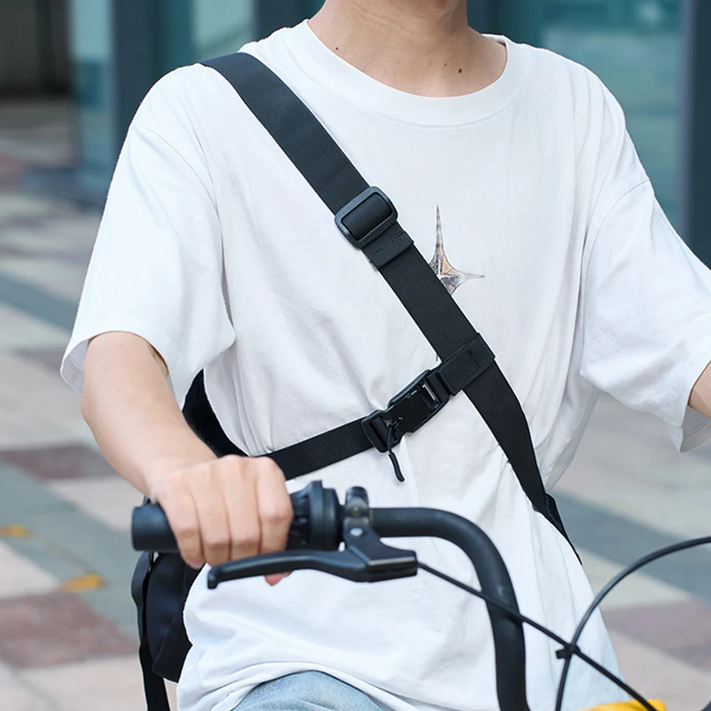 

Three Point Auxiliary Backpack Stability Strap Quick Detachable Fixed Shoulder Bag Anti Slip Strap for Sling Packs & Messengers