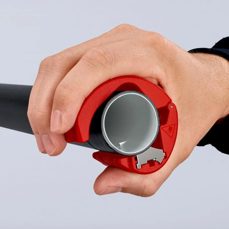 Imagem -04 - Cortador Knipex Bix para Tubos Plásticos Mangas de Vedação 90 22 10 bk