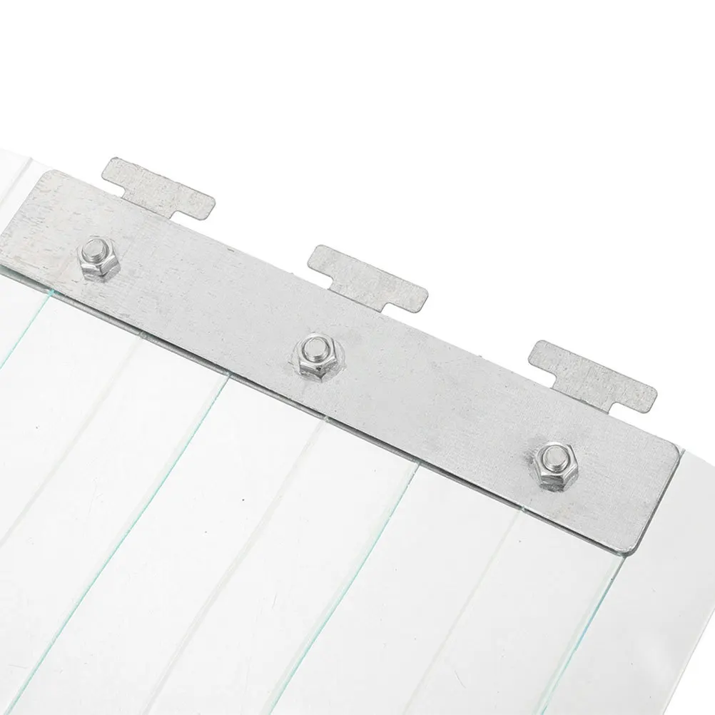 

PVC Door Curtain Kit for Market Outdoor Plastic Curtains Strip Transparent Stainless Steel Travel
