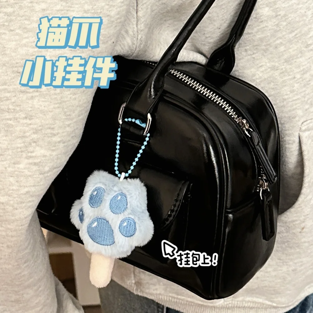 애니메이션 주토피아 클로우 아이스크림 플러시 키체인 장식 귀여운 소녀들 학교 가방 펜던트 휴대용 인형 휴일 선물