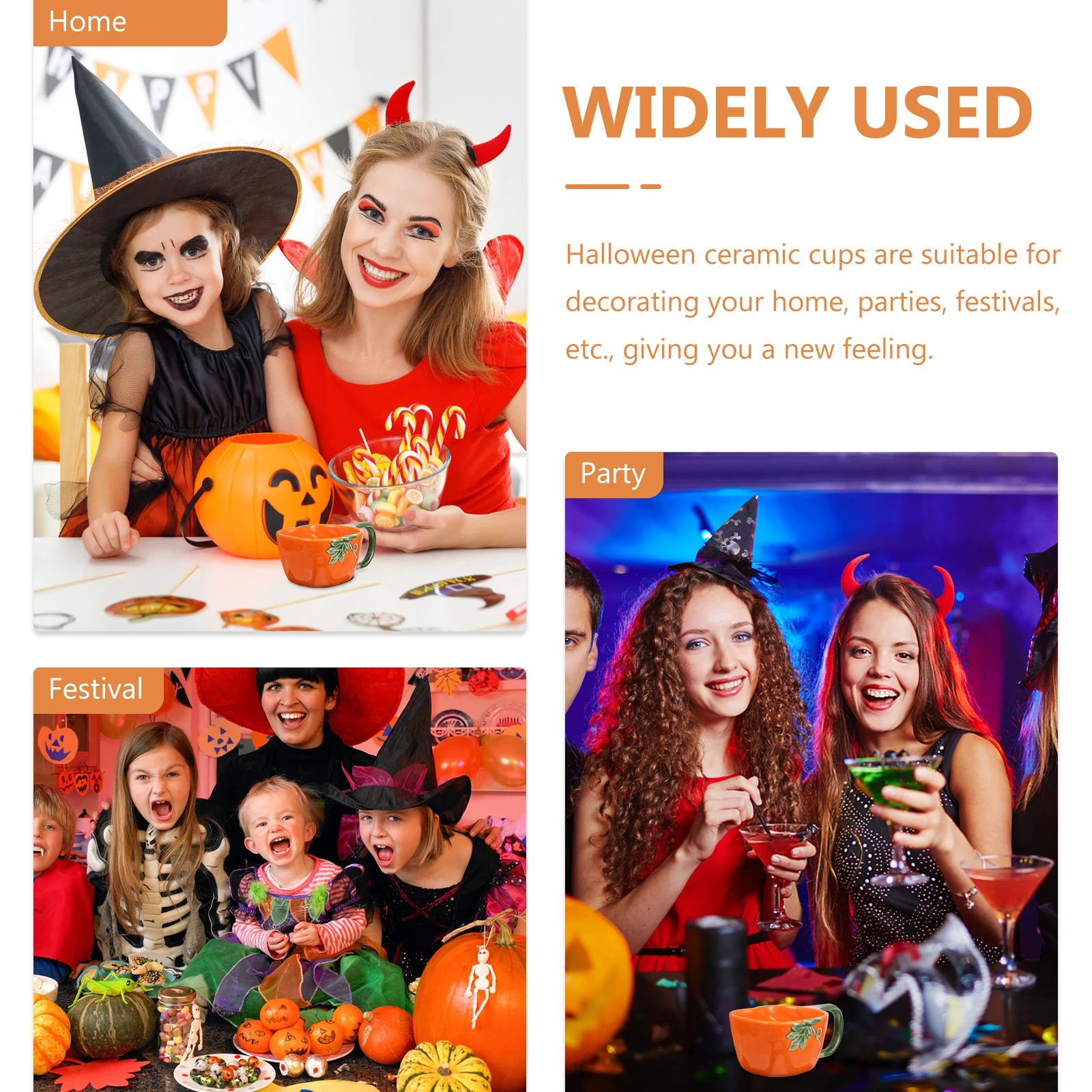 

Large Handle Pumpkin Ceramic Mug Creative Coffee Cup Stylish Home Office Dorm Restaurant Decorative Party Water Mug