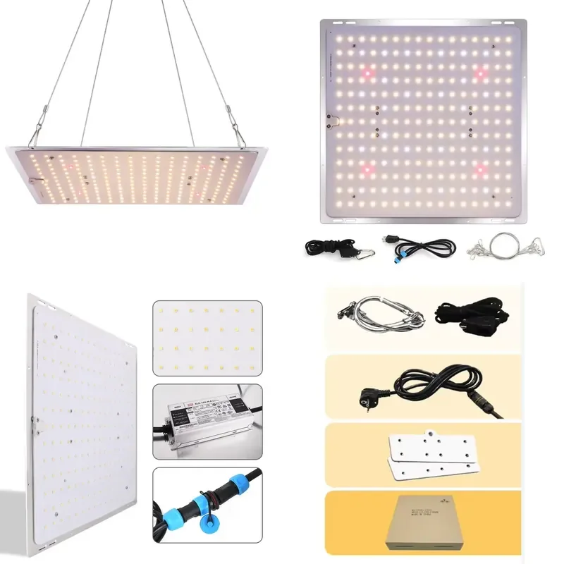 Full Spectrum LED Grow Light Panel LM301 with 660nm Red Diodes Indoor Plant Growing Tent Kit for Hydroponics Greenhouse