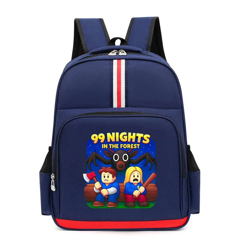 

99 Nights in The Forest Backpack for Girls Boys Cartoon Deer Printed School Bags Children Rucksack Students Book Bags Gift