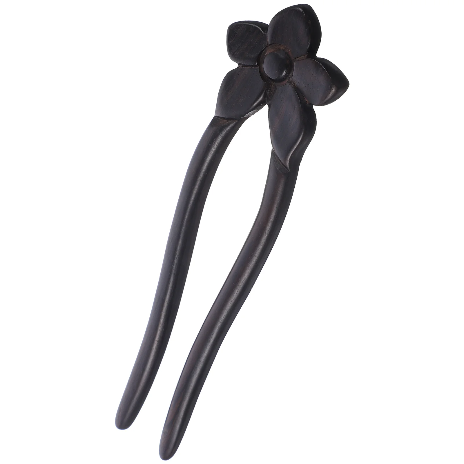 

Hair Stick Flower U-shaped Hairpin Miss French Clips for Chopstick Ebony Sticks Buns