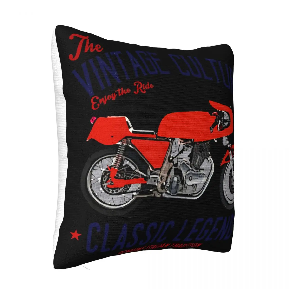 Vintage Italian Motorcycle Laverda Sfc 750 New Cotton Any Logo Breathable Designs 3D Music Pillow Case