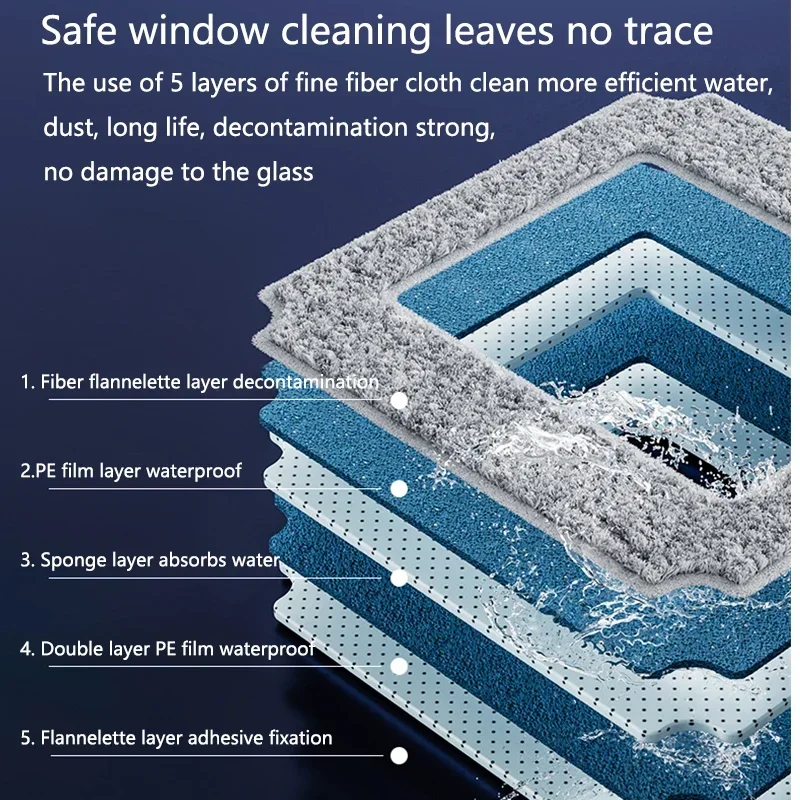 

New Maintenance Free Intelligent Cleaning Robot Electric Window Vacuum Cleaner Window Cleaning Robot