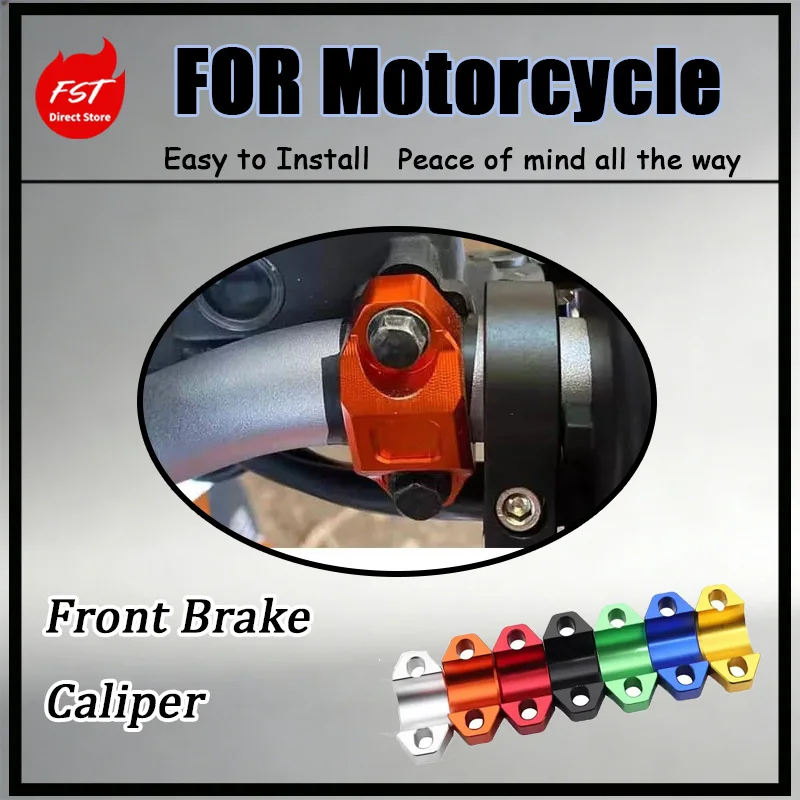 FOR Universal Motorcycle CNC Front Brake Caliper Bracket with Precise Heat Dissipation Space for Enhanced Braking Stability