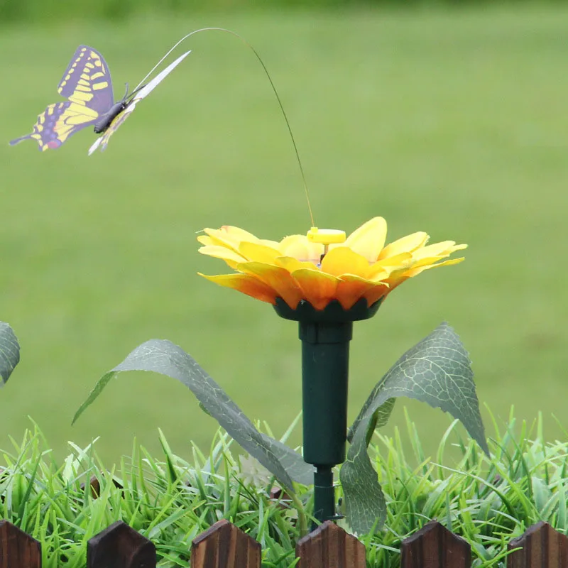 Dancing Fluttering Butterflies Hummingbird Yard Decor Garden Plants Flowers Stake For Your Potted Plant Yard Garden