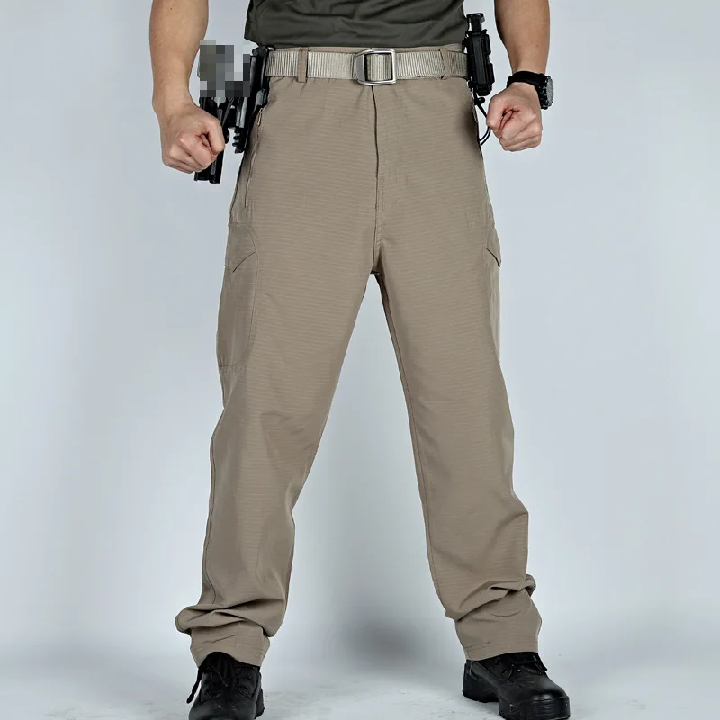 Ropa de trabajo impermeable para hombre, pantalones militares de alta resistencia, uniformes militares, pantalones de carga tácticos transpirables, Verano