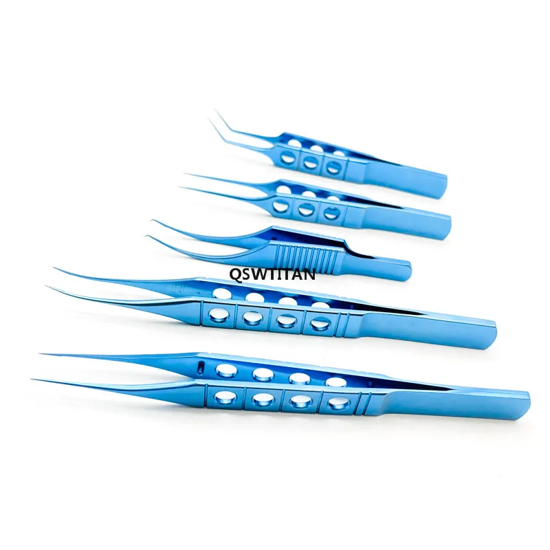 1 PC 0.25mm Ophthalmic คีม Colibri กระจกตาคีมผูกแพลตฟอร์ม Notched Forceps Eye เครื่องมือผ่าตัด