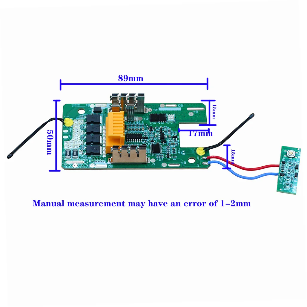 Obudowa/Pudełko na akumulator BL1830 15*21700 z płytą BMS PCB, ochrona przed wysoką natężeniem rozładowania, do samodzielnej naprawy akumulatorów Makita 18V, BL1860 BL1850 BL18120 — zdjęcie produktu 3