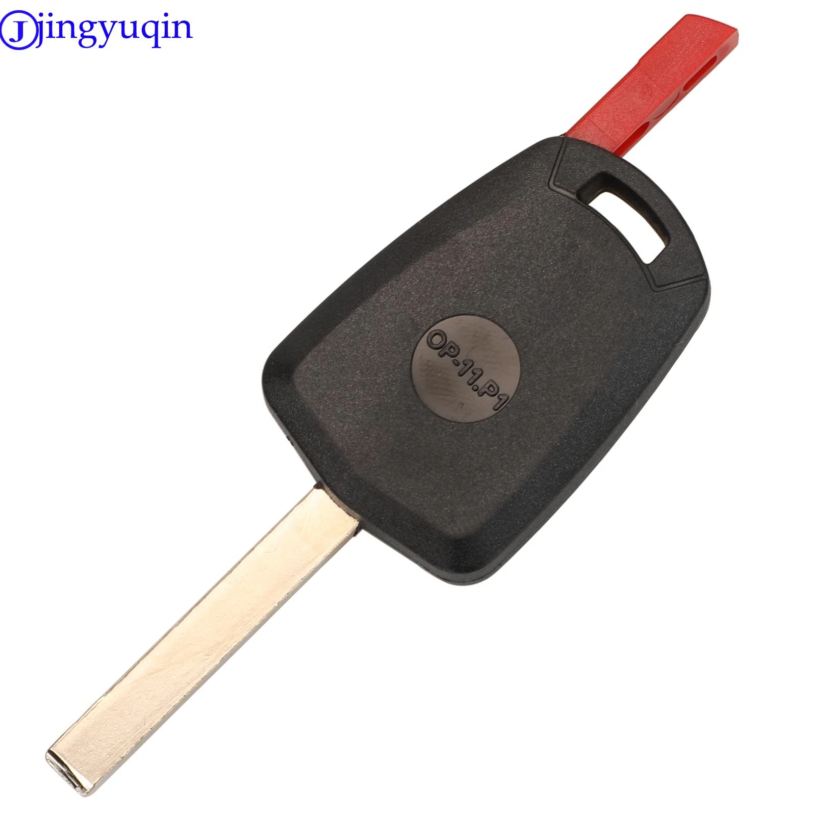 

jingyuqin New Replacment Remote Car Key For Opel Uncut Blade Blank Key Fob Cover Case Shell Fob Chipset Core Pulling