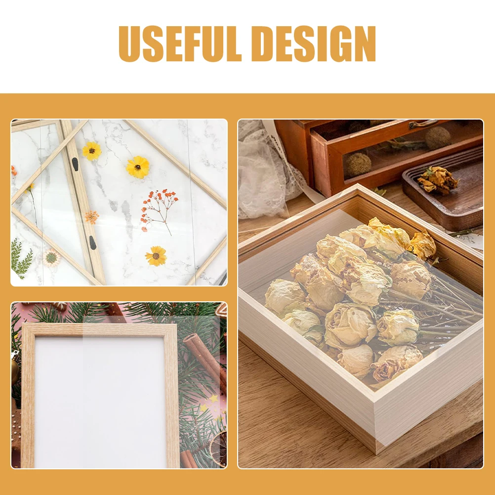 

10 pcs Transparent Plastic Sheet Clear High Transparency Display Effects Vibrant Artwork DIY Projects Picture Frame