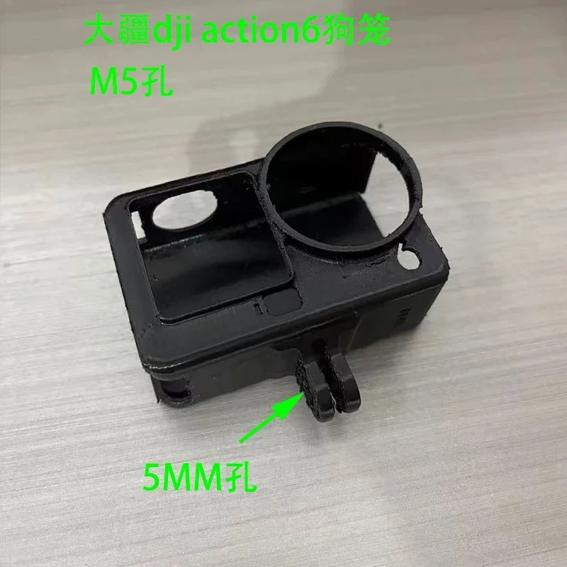 3D Printed Full Coverage Camera Rabbit Cage Protective Case Shell for Action 6 AC6 Anti-Scratch Impact Resistant Camera Frame