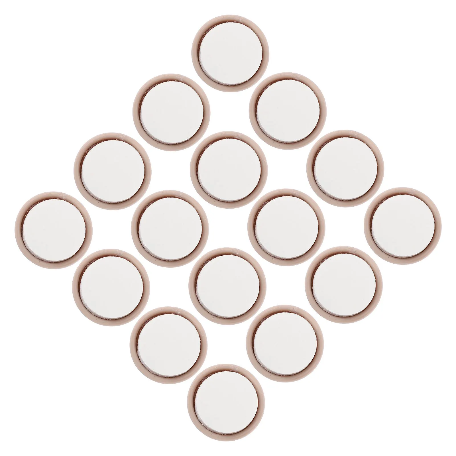 16개 가구 글라이드 패드 라운드 22mm 자체 접착식 바닥 보호대 의자 테이블 다리 소음 방지 스크래치 방지