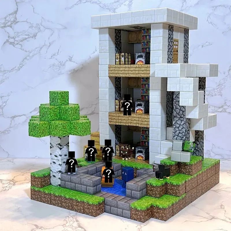 16Cm Grote Opbergdoos Magnetische Bouwstenen Mijn Magneet Wereld Set Puzzel Speelgoed Voor Kinderen Montessori Zintuiglijke Kubussen Verjaardagscadeautjes