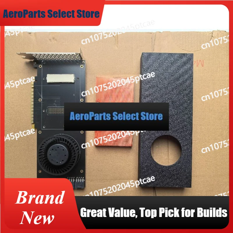 AeroPartsTes La V100 SXM2 To PCIE Adapter Board, Solid Pure Copper With Fan, Second Generation Optimized Product