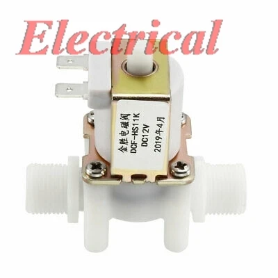 1 pz G3/8 "elettrovalvola acqua DC 12 V ingresso filettatura maschio normalmente aperto con filtro