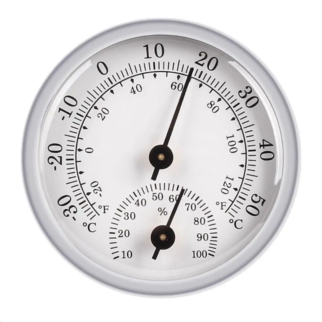 Wall Thermometer Hygrometer Meter Analog Hygrometer Humidor Improved Accuracy