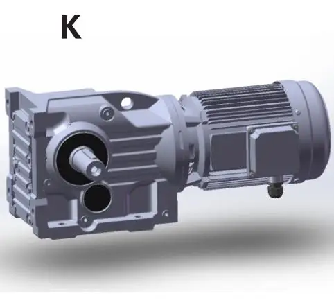 

K Series Helical Bevel Gearbox Helical Motor Speed Reducer Gear Box AC Gear Motor Gear Box Manufacturer