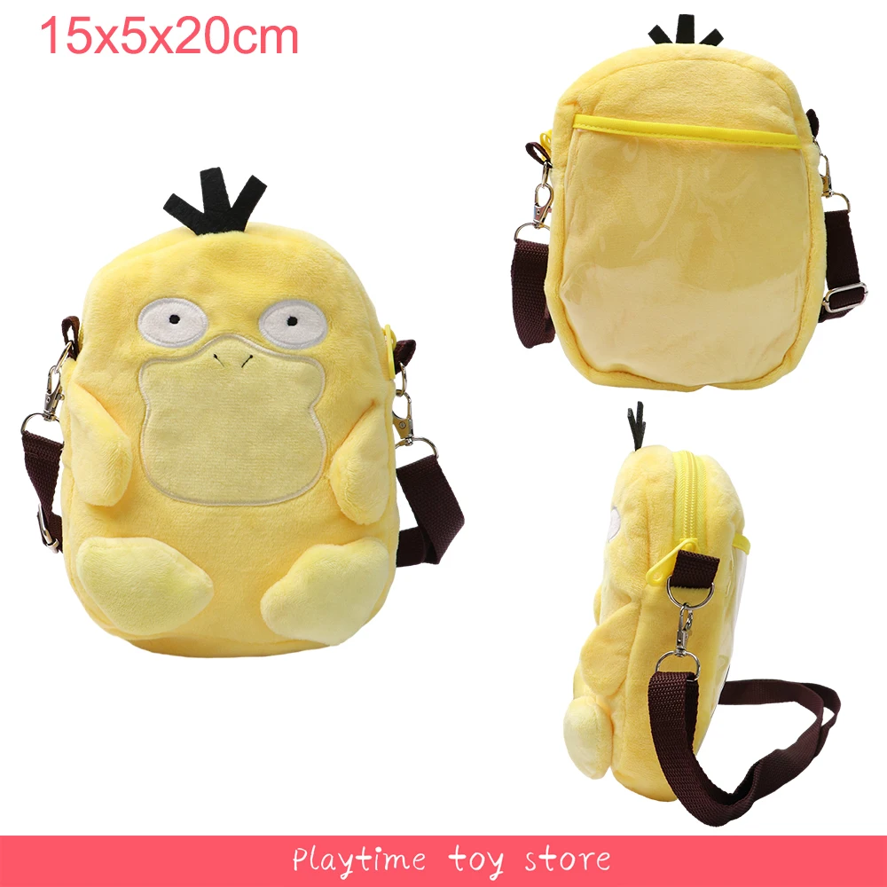 TAKARA TOMY Pokemon Plüsch Umhängetasche Lucario Gengar Eevee Pikachu Charmander Snorlax Psyduck Weiche Angefüllte Geldbörse Aufbewahrung Geburtstagsgeschenke 7