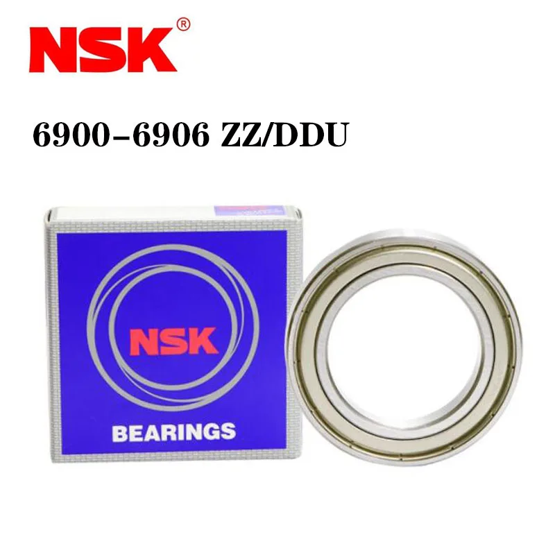 

NSK Japan Original Import 6900 6901 6902 6903 6904 6905 6906 6907 Deep Groove Ball Bearing ABEC-9 High Speed Metal Rubber Cover