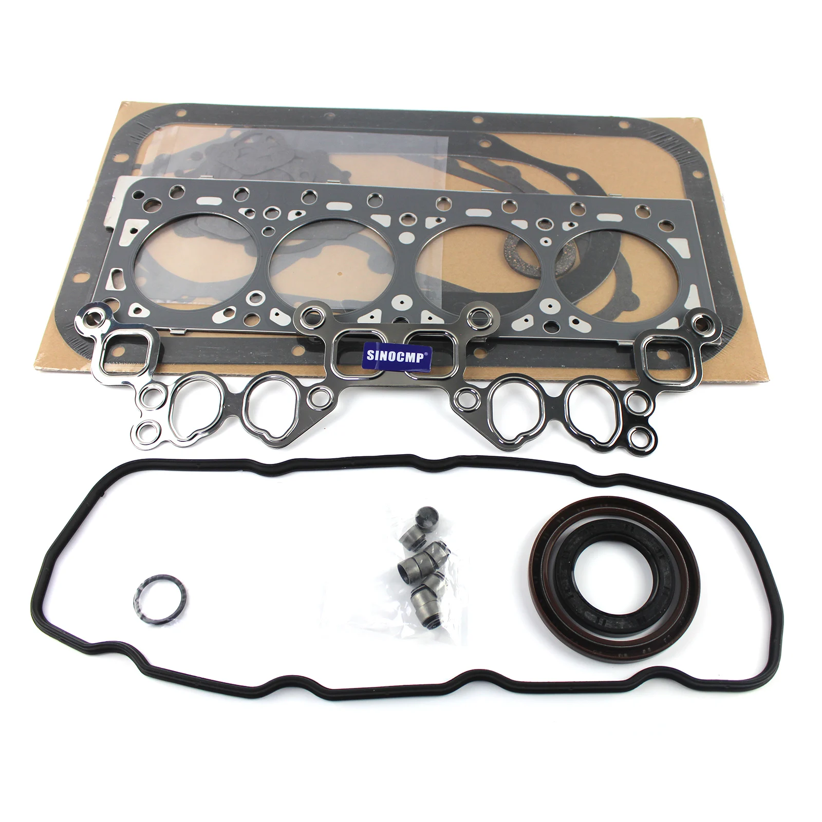 

Engine Overhaul Cylinder Gasket Kit N-11044-FU400, N-10101-FY52K for Nissan K21 Gasoline LPG TCM CAT Forklift 10101 Engine