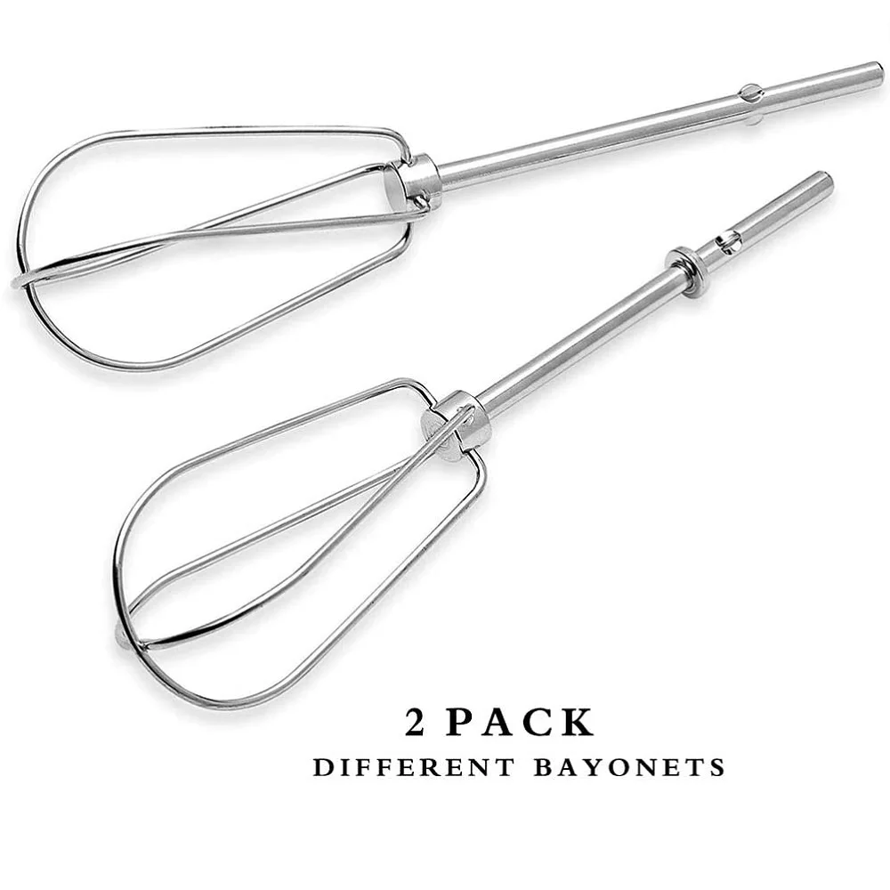 W10490648 Hand Mixer Attachment Beaters for KitchenAid KHM2B, AP5644233, PS4082859 Replacements