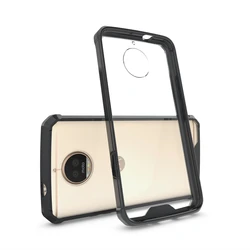 Ultra-Thin Clear Rugged Bumper Case for Moto G5S Plus G5S Shockproof Defender Cover Armor Protective Case