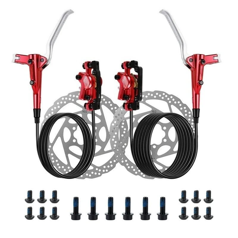 Ultra Light 2-Piston Hydraulic Disc Brake With Heat Dissipation Pads For MTB