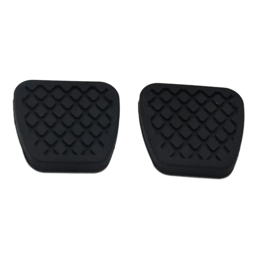 2Pieces Rubber Car Brake&Clutch Replacement Pedal Cover Case for Honda Acura