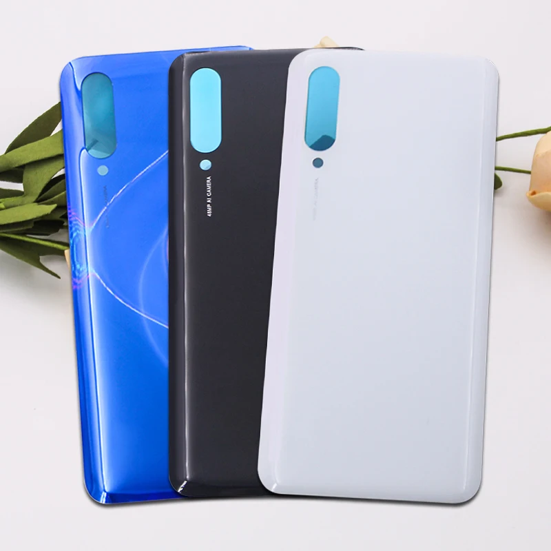 

New For Xiaomi Mi A3 Battery Back Cover 3D Glass Panel For Xiaomi Mi CC9E Rear Door Battery Housing Case With Adhesive Replace