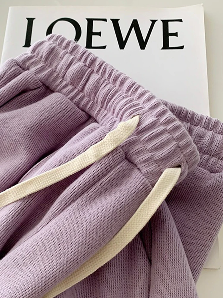 AOSSVIAO 2026 Sommer-Shorts für Damen: Elastische, süße Mädchen-Shorts im koreanischen Stil, Harajuku, schlichte graue Hosen für Studentinnen – Detail 12