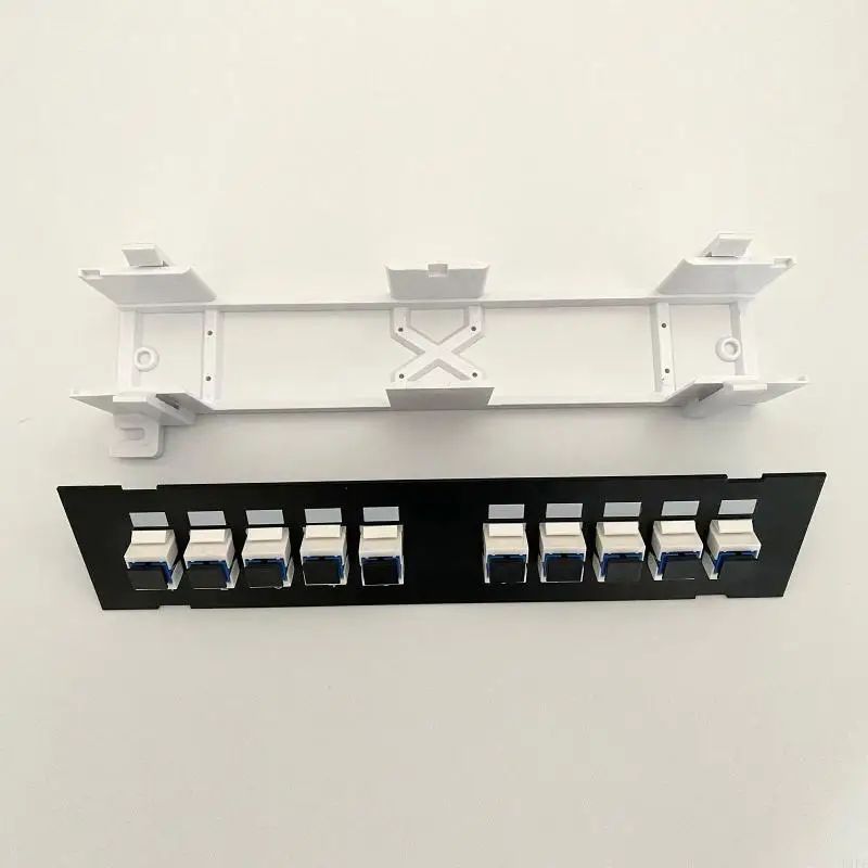 E1PF Wallmount или Rackmount 1U Ethernet Patch Panel Pank Down Down Block для кабеля
