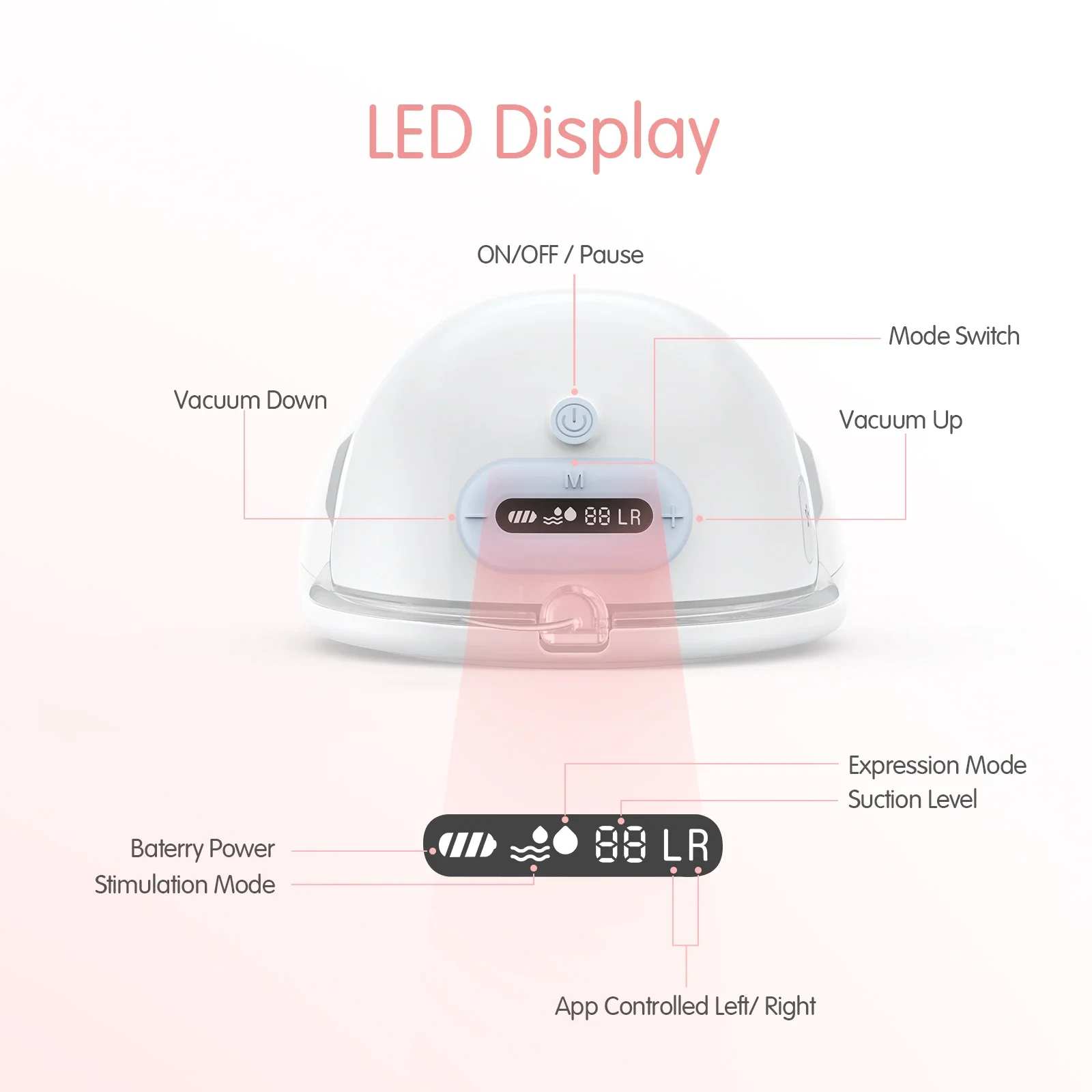 HORIGEN Wireless App Control electric Wearable Breast Pump Hands Free Double-Sealed Flange with Smart Technology