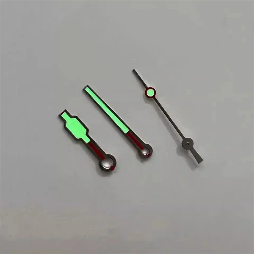 10 มม.13 มม.13.5 มม.ตัวชี้เข็มสีเขียวส่องสว่างนาฬิกามือสําหรับ NH35 NH36 4R 7S การเคลื่อนไหวนาฬิกาอุปกรณ์เสริม