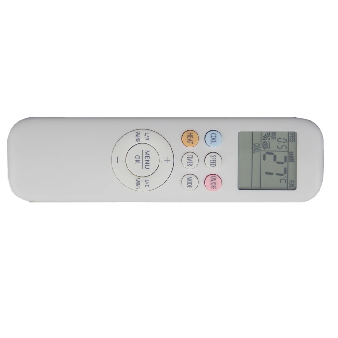 Remote Control YKR-T/011E pengganti untuk AUX Air Conditioner dengan Remote Control, putih