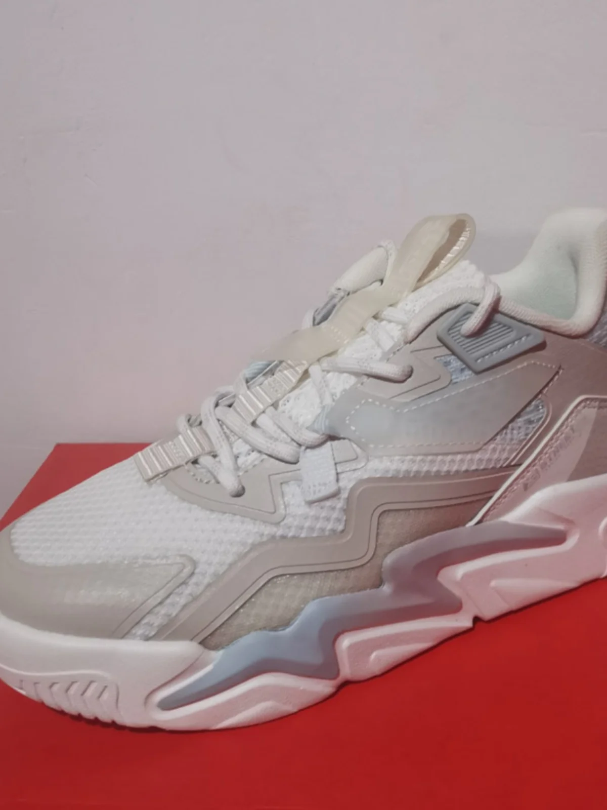 XTEP Summer Casual Breathable Lightweight Women's Sport oes Low Top Faion Trend Street Sle Lace-Up Sneakers