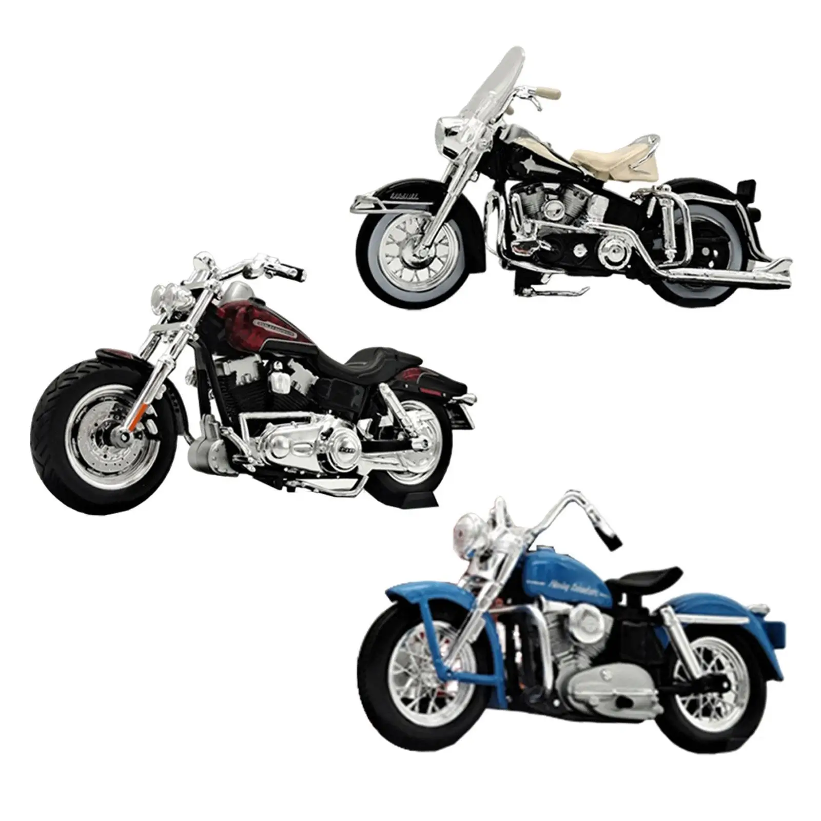 1/18 Motorcycle Model Gliding Simulation Motorcycle Home Decoration Desktop